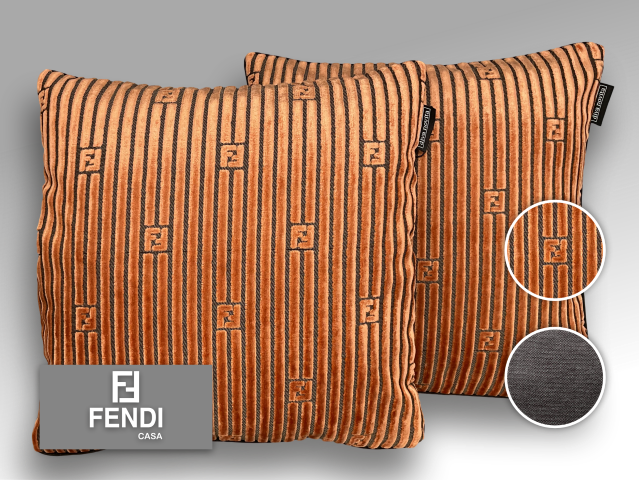 84 - Fendi - Brique velvet Monogram